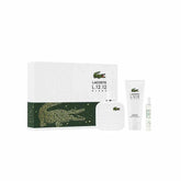 Lacoste L.12.12 Blanc Men Eau De Toilette Spray Set 3 Pieces